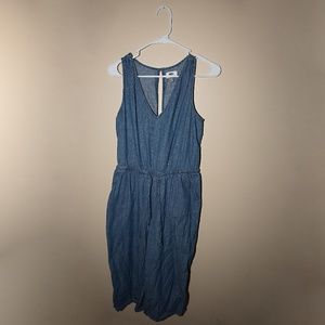 Jean Capri Romper
